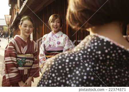 婦女用和服觀光 22374871