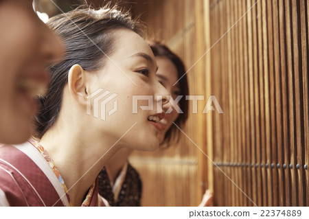 婦女用和服觀光 22374889