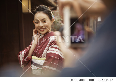 拍攝和服女人 22374942