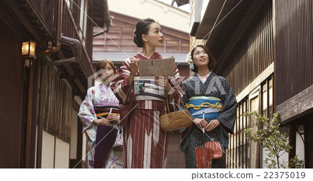 婦女用和服觀光 22375019