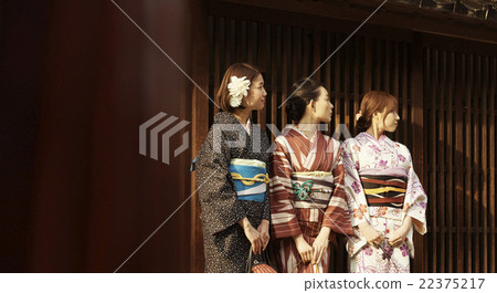 婦女用和服觀光 22375217