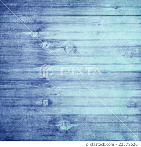 Blue Grunge Wood Background 22375626