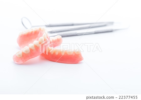 Denture and dental tools,dental mirror Denture and dental tools,dental mirror 22377455