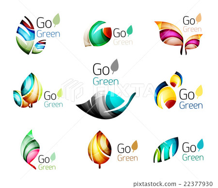 Multicolored abstract leaves in nature concept 22377930