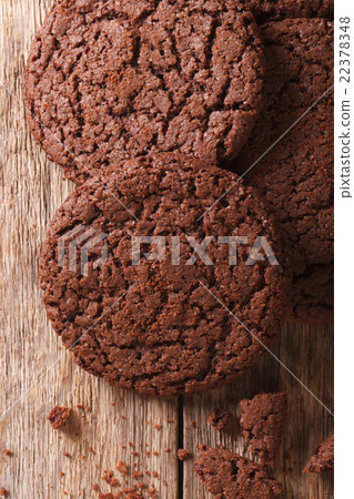 Chocolate cookies cracked macro Chocolate cookies cracked macro 22378348