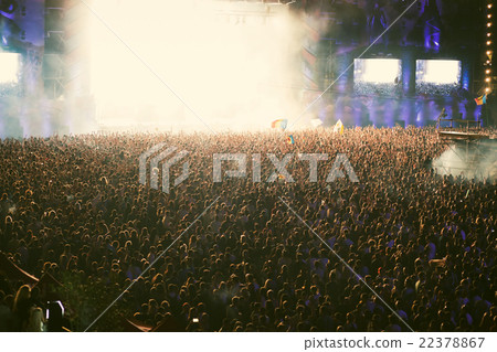 Crowd at concert 22378867