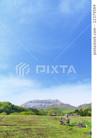 Tottori ken新鮮的綠色·春天大山和藍天 Tottori ken新鮮的綠色·春天大山和藍天 22379564