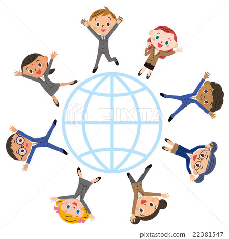 Earth and children's office workers Earth and children's office workers 22381547