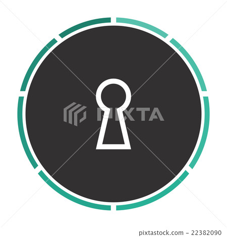 Keyhole computer symbol - Stock Illustration [22382090] - PIXTA