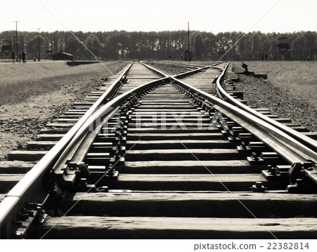 Railway platform in concentration camp Railway platform in concentration camp 22382814