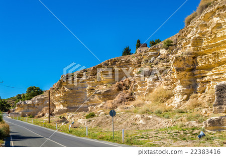 Road to the ancient city of Kourion - Cyprus Road to the ancient city of Kourion - Cyprus 22383416