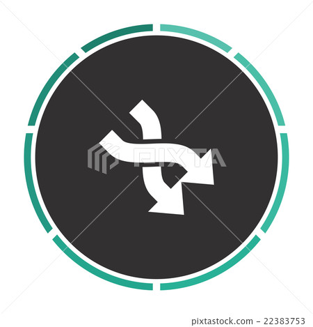 intersection arrow computer symbol intersection arrow computer symbol 22383753