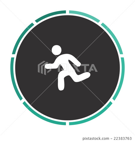 Running computer symbol - Stock Illustration [22383763] - PIXTA