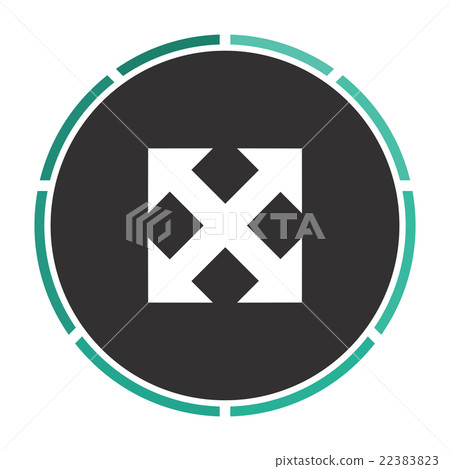 Enlarge computer symbol 22383823