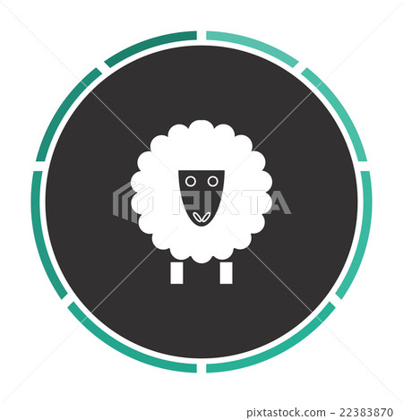 Sheep computer symbol 22383870