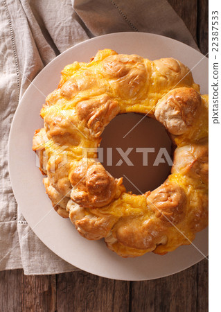 monkey bread with cheese close-up 22387533