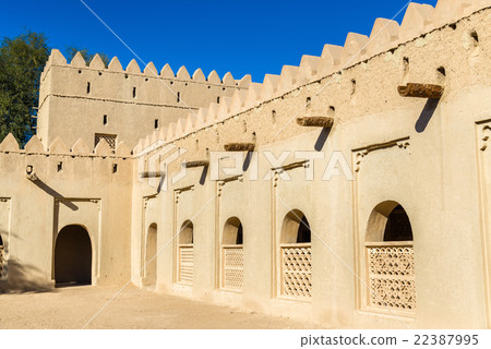 Walls of Al Jahili Fort in Al Ain, UAE 22387995