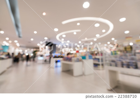 Blurred background of modern department store 22388710