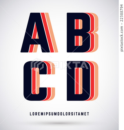 Lettering font template Lettering font template 22388794