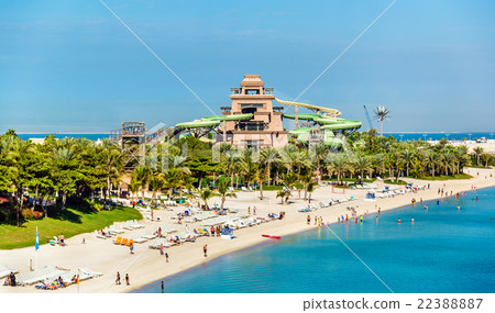 View of Aquaventure Waterpark on Palm Jumeira View of Aquaventure Waterpark on Palm Jumeira 22388887
