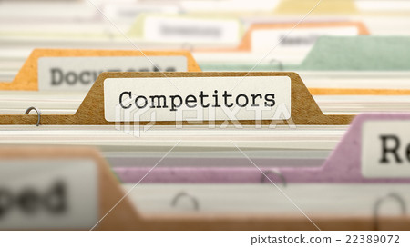 Competitors Concept on Folder Register. Competitors Concept on Folder Register. 22389072