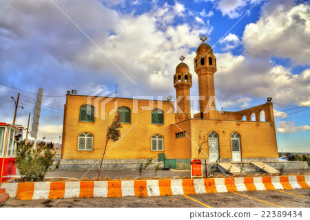 Mosque at a rest area of the highway Tehran - 22389434