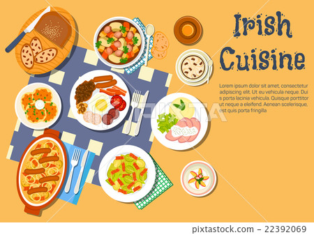 Nourishing meaty irish dishes for dinner menu icon Nourishing meaty irish dishes for dinner menu icon 22392069