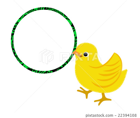 Rooster New Year's card frame frame chick 22394108