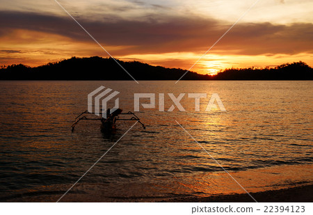 Togean Islands at sunset. Indonesia. 22394123