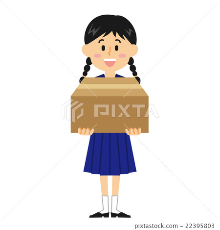 Girls junior high school student _ cardboard _ 15 series 22395803