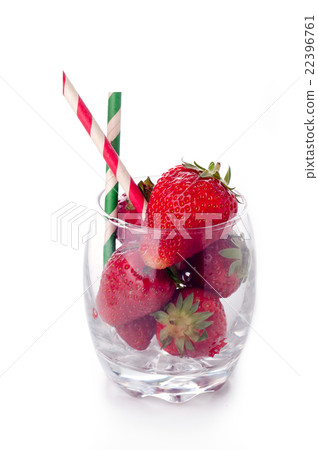 strawberries in a glass strawberries in a glass 22396761