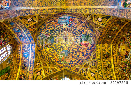 Interior of Vank Cathedral in Isfahan, Iran 22397296