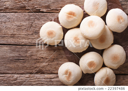 Moroccan small pita batbouts close-up Moroccan small pita batbouts close-up 22397486