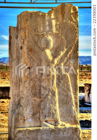 Ancient persian carving in Pasargadae, Iran 22398003