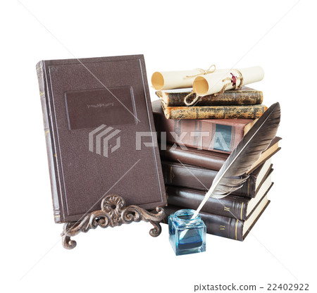 Composition with old books 22402922