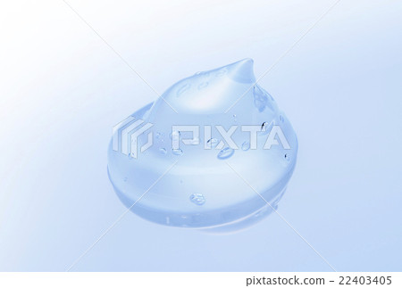 藍色凝膠質地特寫 藍色凝膠質地特寫 22403405