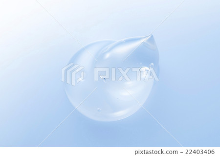 Blue gel texture close-up Blue gel texture close-up 22403406