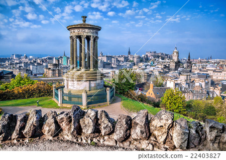 Edinburgh with Calton Hill in Scotland 22403827