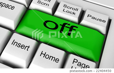off word on keyboard button 22404450