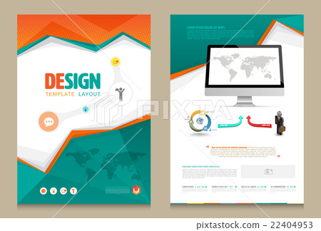 cover annual report template a4 size stock illustration 22404953 cover report template