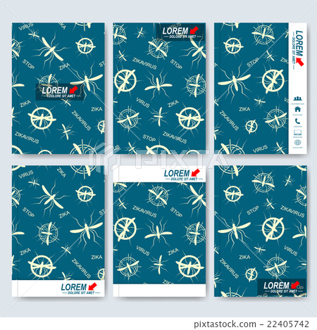 Modern vector templates for brochure, Leaflet 22405742