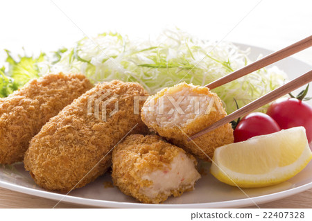 蟹奶油炸丸子 蟹奶油炸丸子 22407328