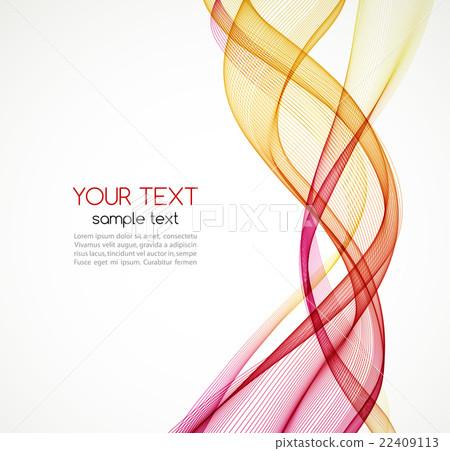 Abstract vector background, futuristic wavy  22409113