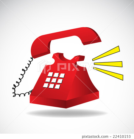 Ringing phone vector Ringing phone vector 22410153