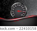 Vector car speedometer. Abstract background 22410158