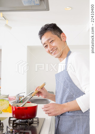 Male cooking image 22410400
