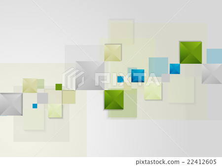 Abstract bright geometric tech background - Stock Illustration ...