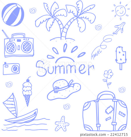 Happy travel doodle art Happy travel doodle art 22412715