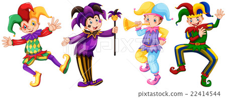 Four characters of jesters Four characters of jesters 22414544