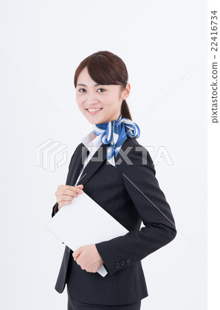 Business woman (tablet) Business woman (tablet) 22416734